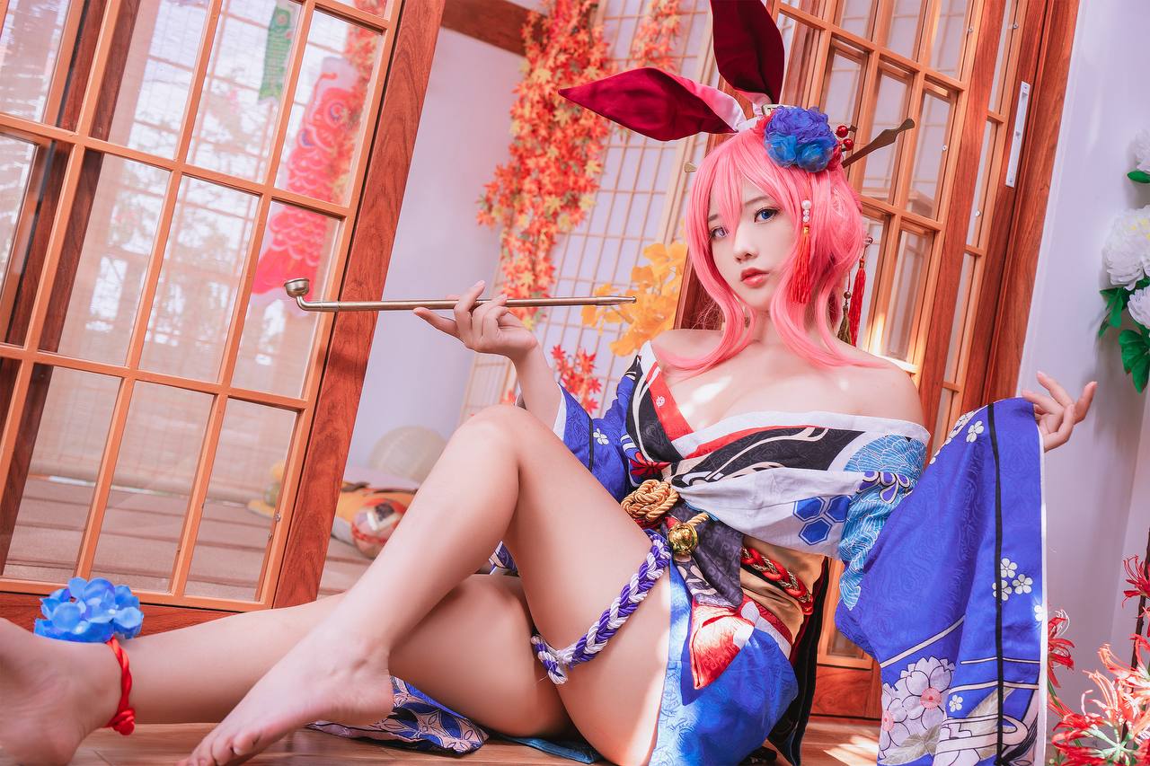 #Messie Huang No.039 – Yae Sakura Honkai Impact 3Rd [37P 178Mb] 标签🏷️#Cosplay #和服 #爆 - 写真摄影作品第32张照片，photo 33184