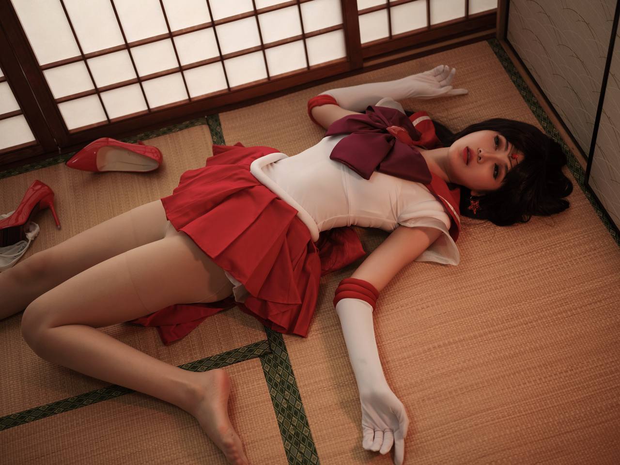 #一米八的大梨子 No.033 – 火星幻想 [22P 198Mb] 标签🏷️#裸足 #无内 #胴体 - 写真摄影作品第7张照片，photo 33059
