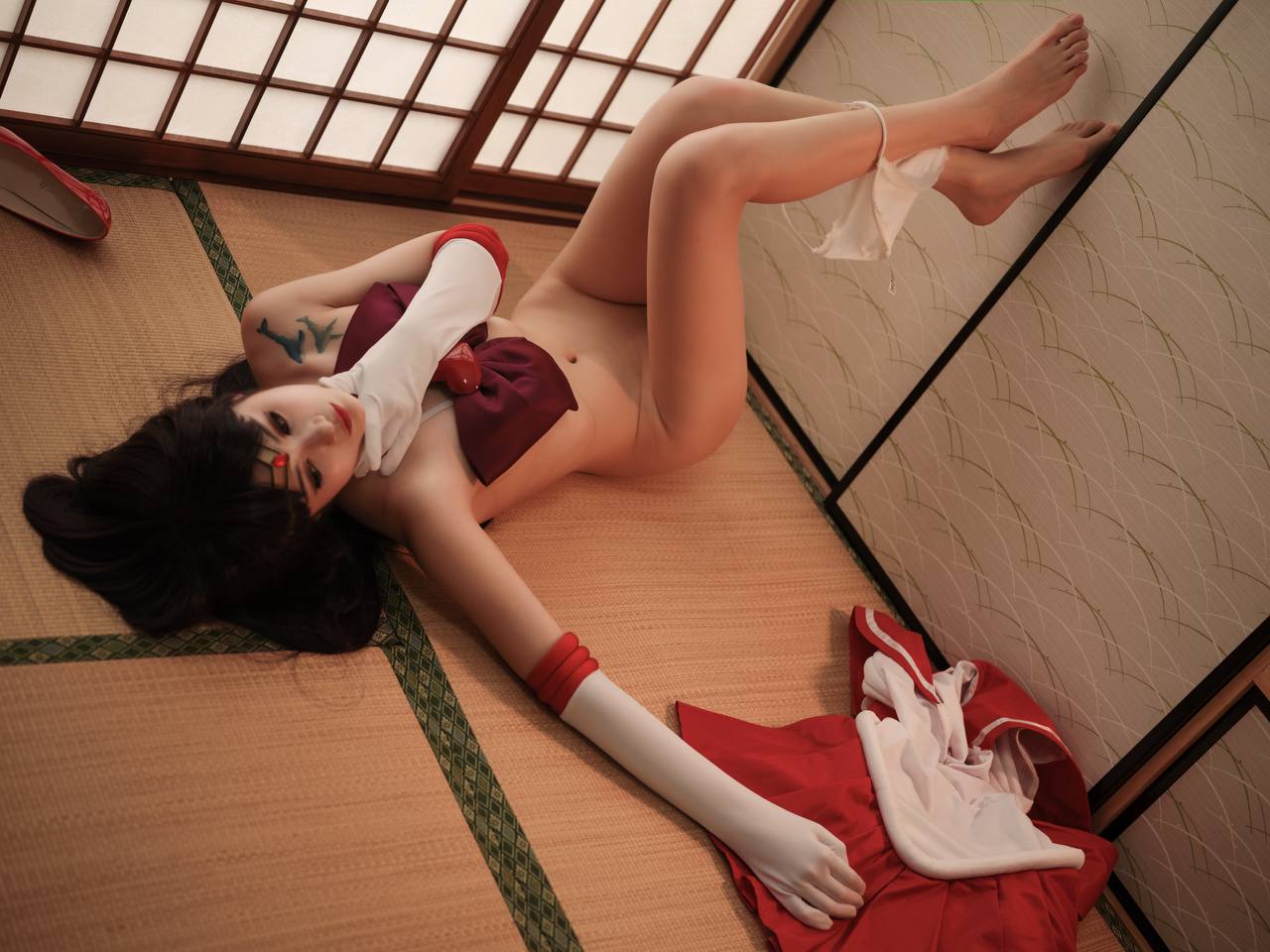 #一米八的大梨子 No.033 – 火星幻想 [22P 198Mb] 标签🏷️#裸足 #无内 #胴体 - 写真摄影作品第3张照片，photo 33063