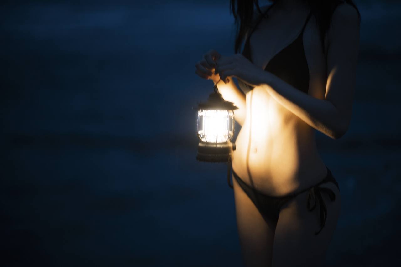#桜桃喵 桜桃喵 – 晚星 [18P 393Mb] 标签🏷️#泳装 #少女 #胴体 - 写真摄影作品第13张照片，photo 32942
