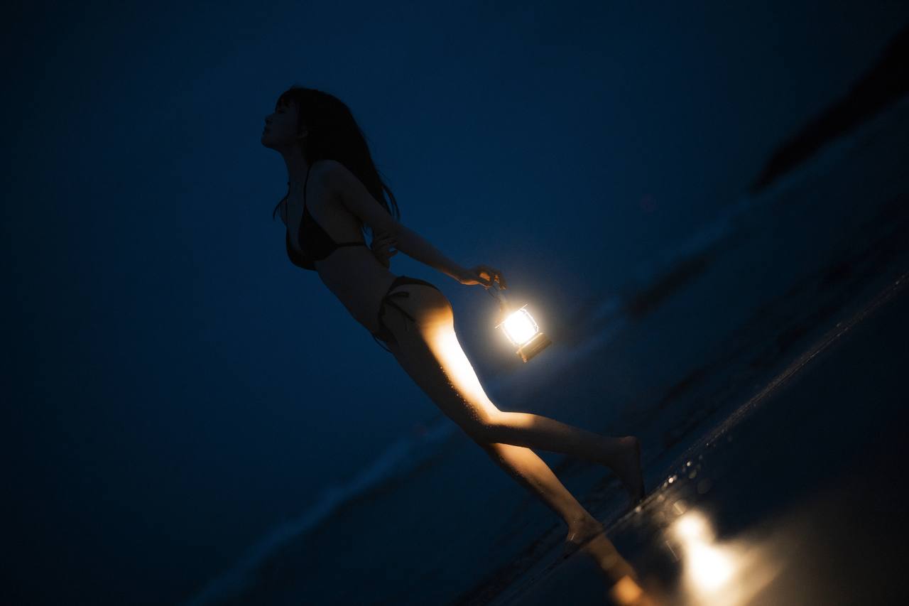 #桜桃喵 桜桃喵 – 晚星 [18P 393Mb] 标签🏷️#泳装 #少女 #胴体 - 写真摄影作品第2张照片，photo 32951
