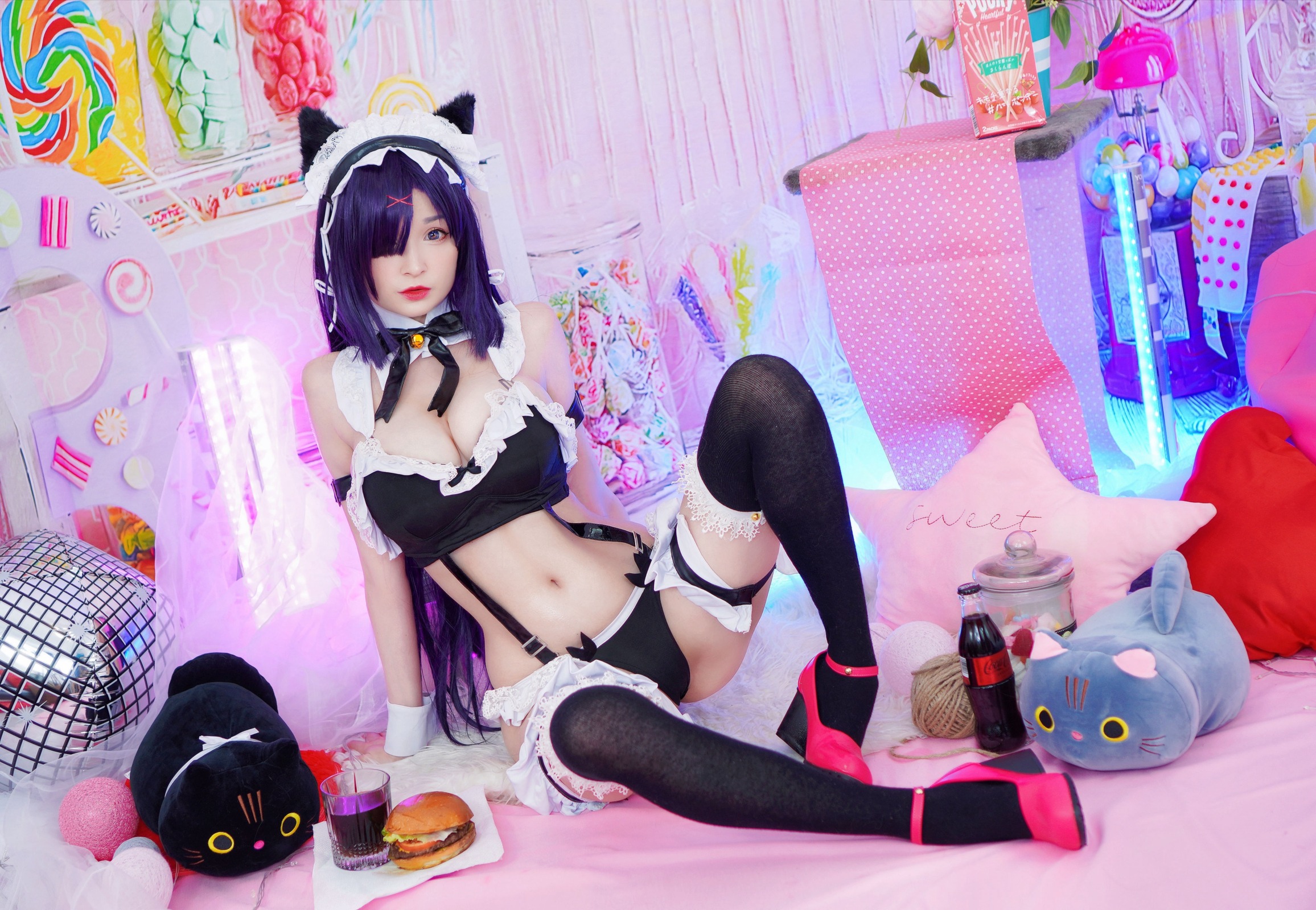 Hidori Rose - 黑猫女仆 - 写真摄影作品第17张照片，7f07d6b538843207ffe11