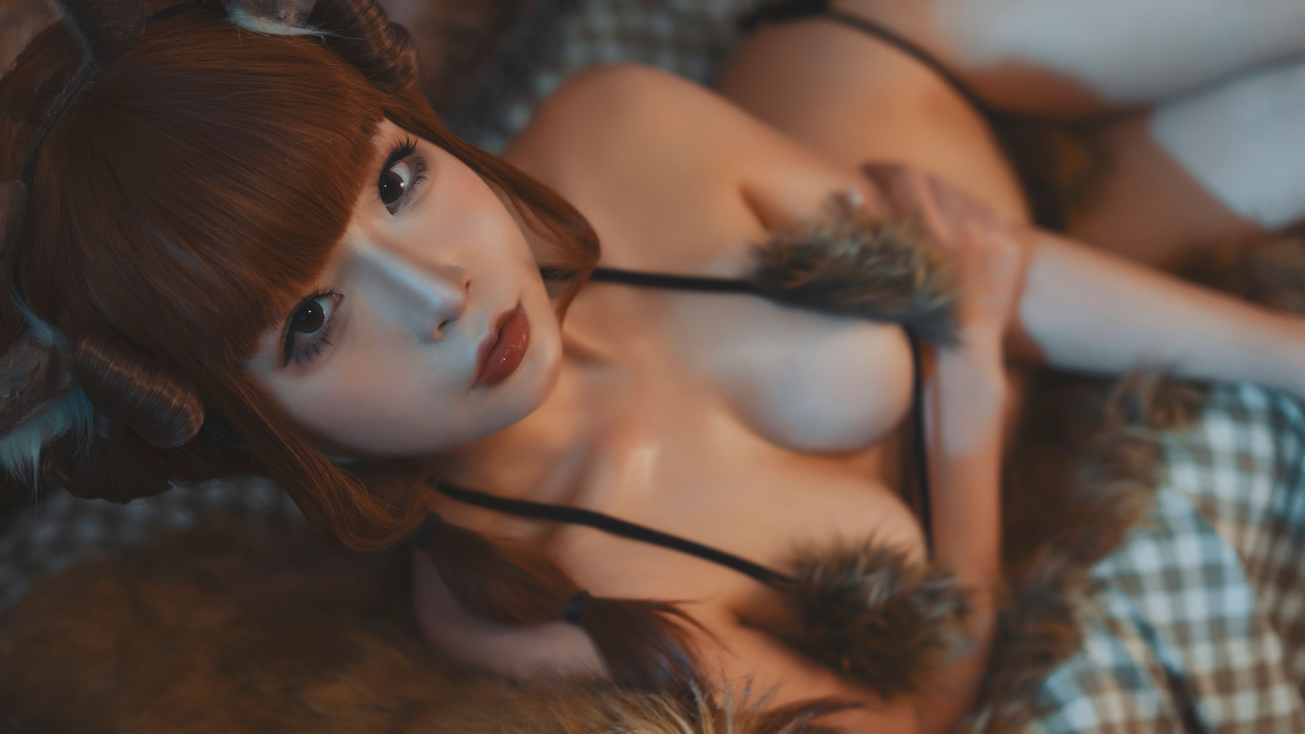 Yuuhui玉汇   圣诞麋鹿兽耳 [110P1V] - 写真摄影作品第28张照片，5f8034dc3aaef790f42b9