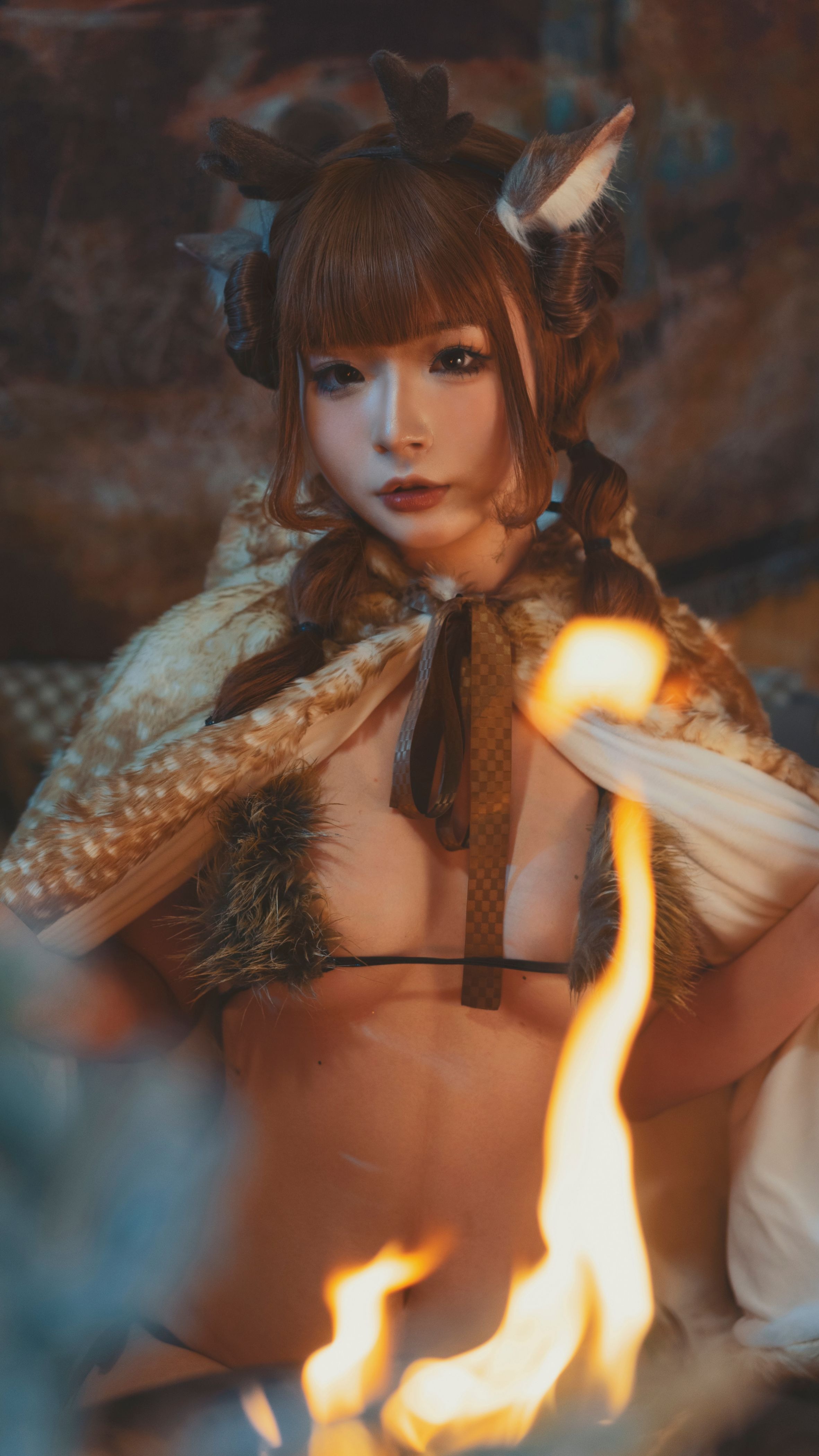 Yuuhui玉汇   圣诞麋鹿兽耳 [110P1V] - 写真摄影作品第24张照片，80f916508c3ded5a701c5