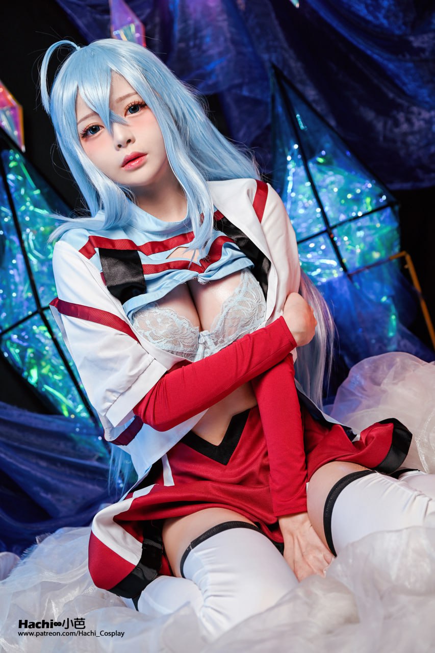 #Hachi小芭   Hololive 阿米莉亚·华生 标签🏷 #黑丝 #巨乳 #Cosplay - 写真摄影作品第6张照片，photo 47658