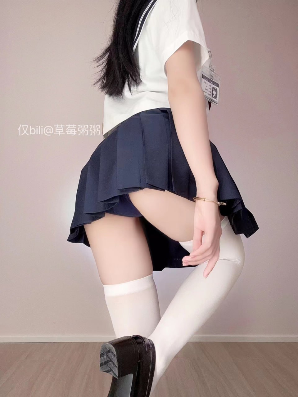 #十万口草莓粥粥 B站No.055期 白丝水手少女【18P】 - 写真摄影作品第13张照片，photo 139180