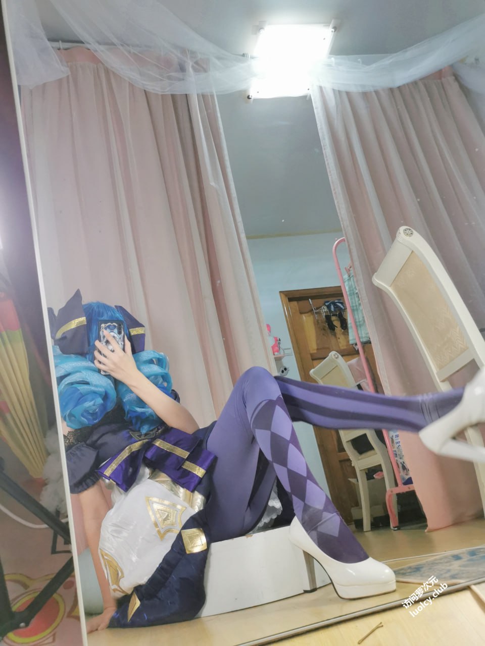 #沐沐酱   新作 格温 标签🏷 #萝莉 #Cosplay #福利姬 - 写真摄影作品第68张照片，photo 47562