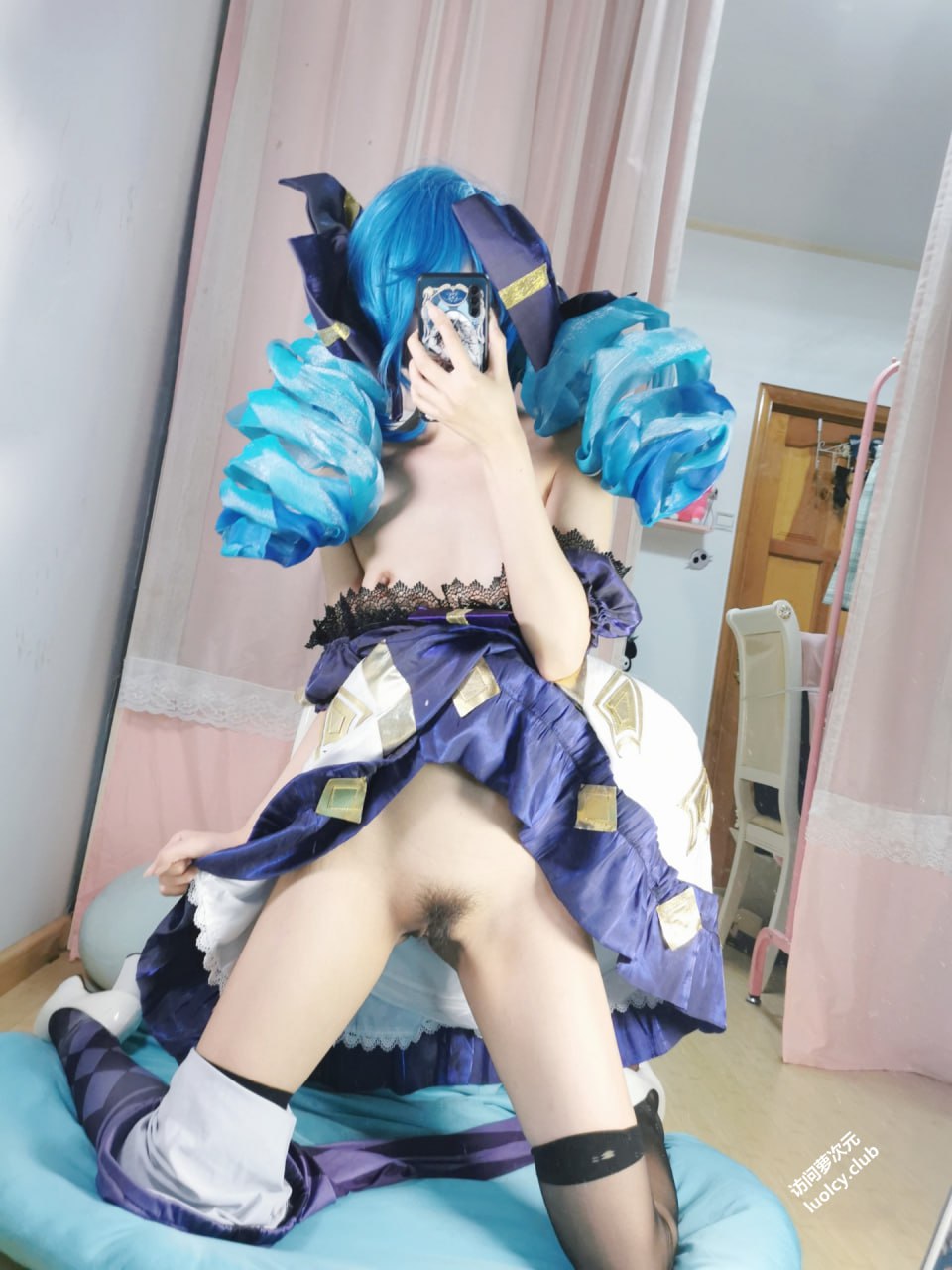 #沐沐酱   新作 格温 标签🏷 #萝莉 #Cosplay #福利姬 - 写真摄影作品第66张照片，photo 47566