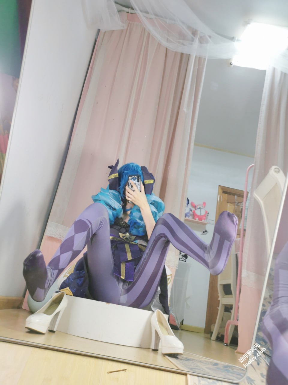 #沐沐酱   新作 格温 标签🏷 #萝莉 #Cosplay #福利姬 - 写真摄影作品第62张照片，photo 47570