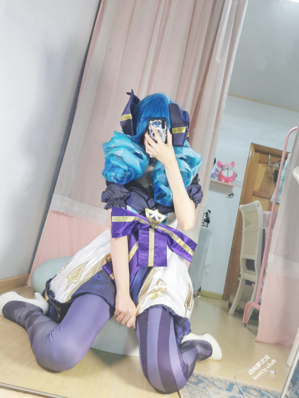 #沐沐酱   新作 格温 标签🏷 #萝莉 #Cosplay #福利姬 - 写真摄影作品第57张照片，photo 47574