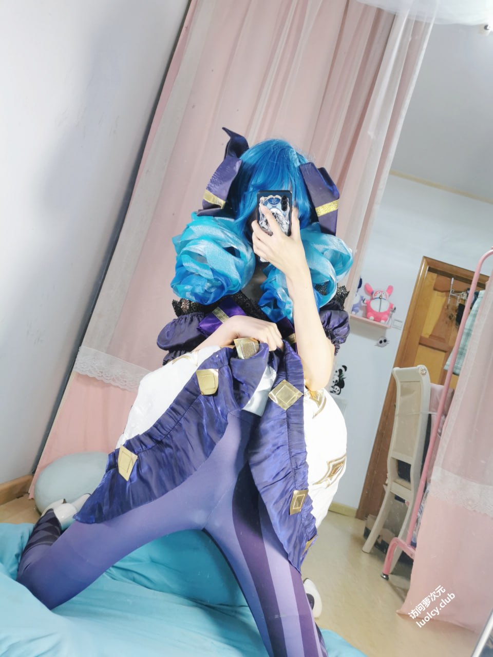 #沐沐酱   新作 格温 标签🏷 #萝莉 #Cosplay #福利姬 - 写真摄影作品第56张照片，photo 47576