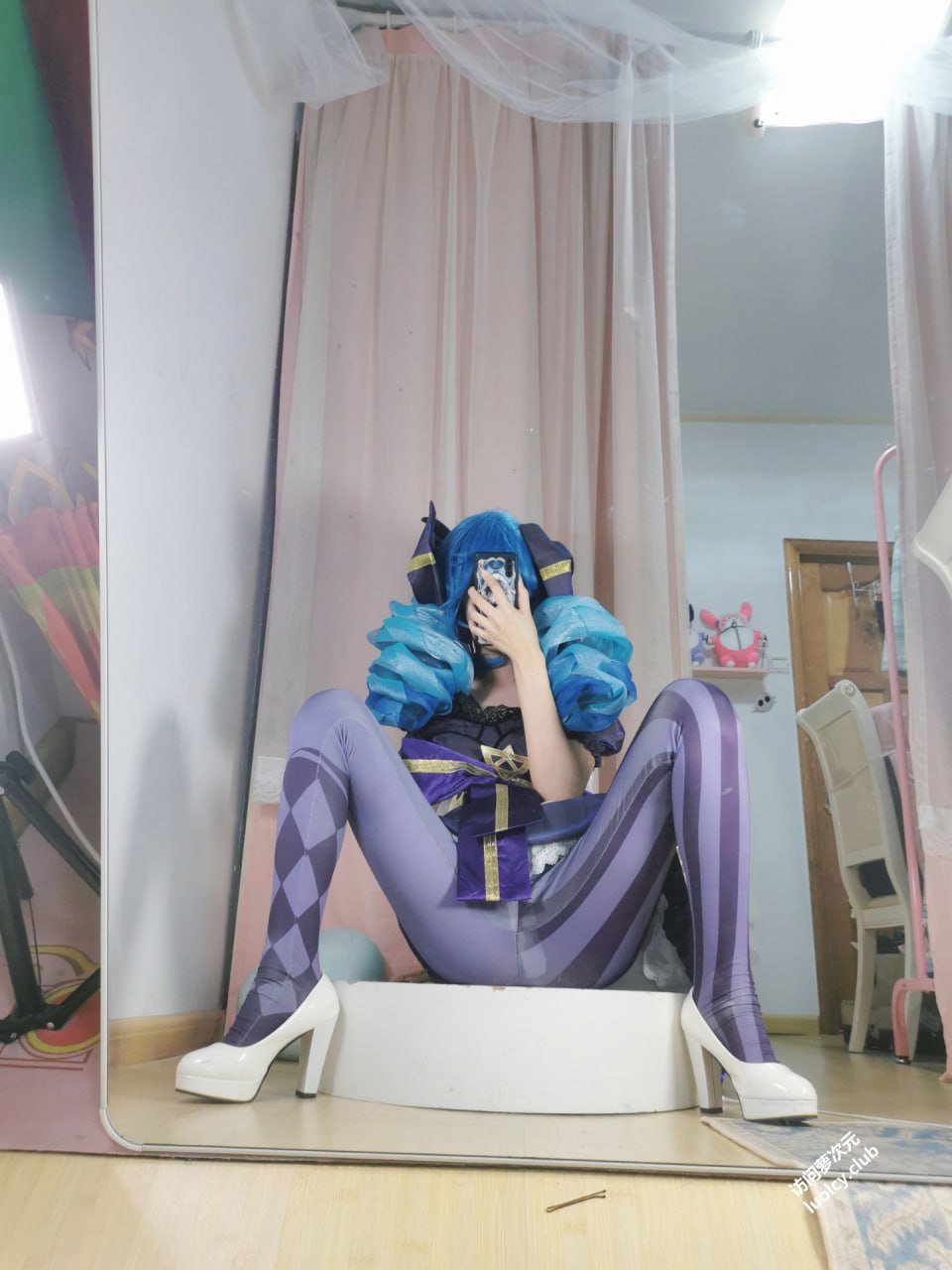 #沐沐酱   新作 格温 标签🏷 #萝莉 #Cosplay #福利姬 - 写真摄影作品第53张照片，photo 47577