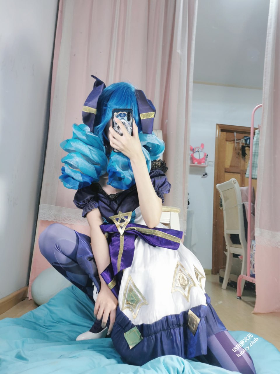 #沐沐酱   新作 格温 标签🏷 #萝莉 #Cosplay #福利姬 - 写真摄影作品第54张照片，photo 47578
