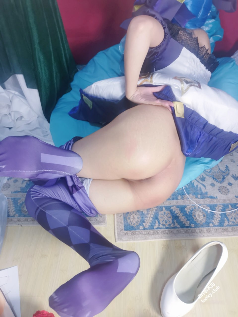 #沐沐酱   新作 格温 标签🏷 #萝莉 #Cosplay #福利姬 - 写真摄影作品第50张照片，photo 47579