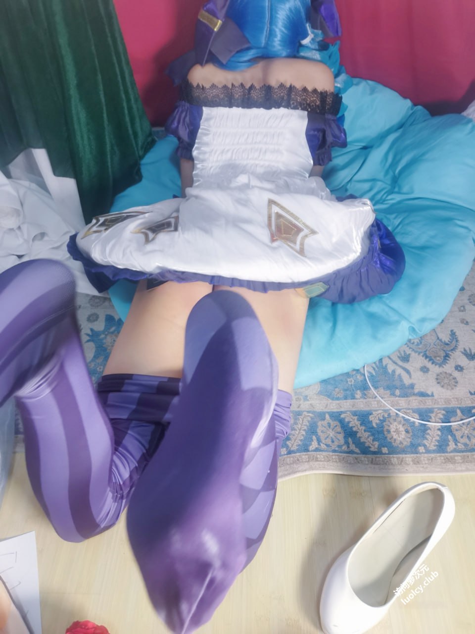 #沐沐酱   新作 格温 标签🏷 #萝莉 #Cosplay #福利姬 - 写真摄影作品第48张照片，photo 47582