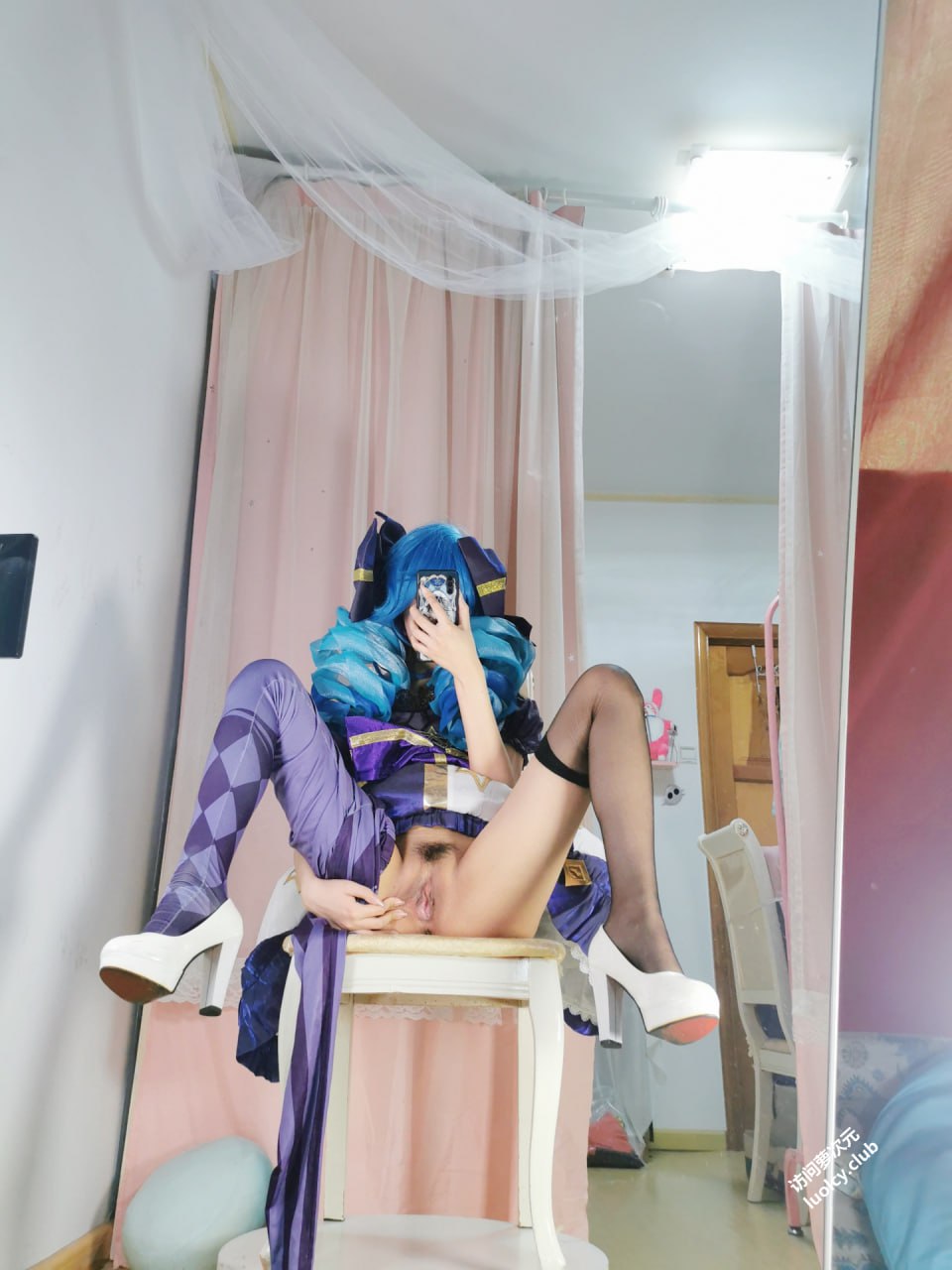 #沐沐酱   新作 格温 标签🏷 #萝莉 #Cosplay #福利姬 - 写真摄影作品第40张照片，photo 47592