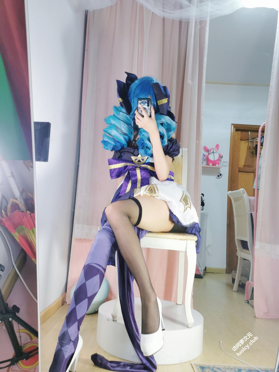 #沐沐酱   新作 格温 标签🏷 #萝莉 #Cosplay #福利姬 - 写真摄影作品第35张照片，photo 47594