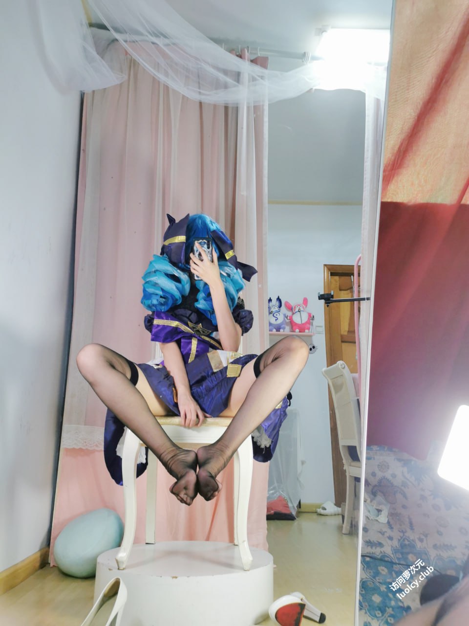 #沐沐酱   新作 格温 标签🏷 #萝莉 #Cosplay #福利姬 - 写真摄影作品第33张照片，photo 47598