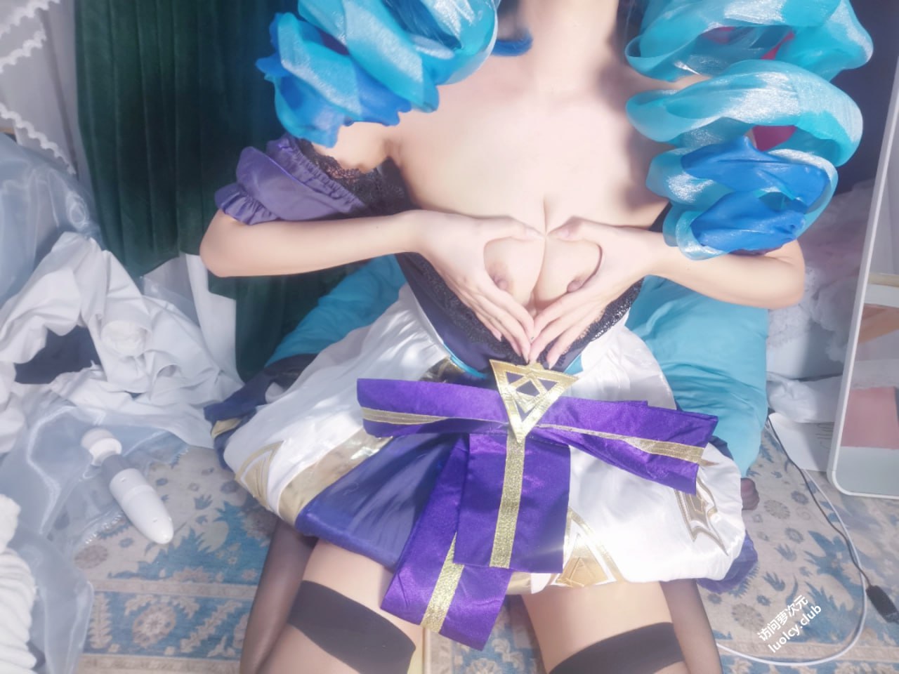 #沐沐酱   新作 格温 标签🏷 #萝莉 #Cosplay #福利姬 - 写真摄影作品第31张照片，photo 47599