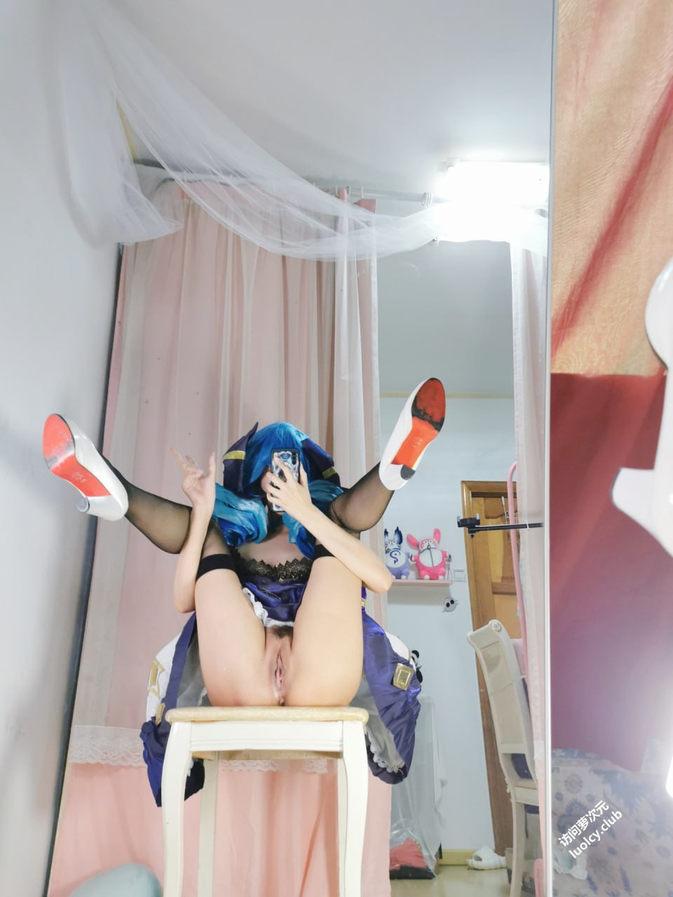 #沐沐酱   新作 格温 标签🏷 #萝莉 #Cosplay #福利姬 - 写真摄影作品第29张照片，photo 47601