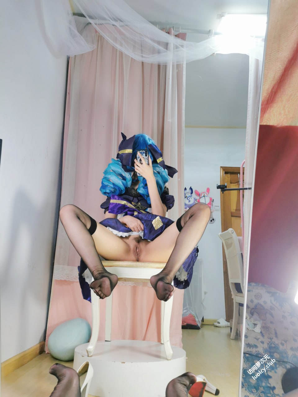 #沐沐酱   新作 格温 标签🏷 #萝莉 #Cosplay #福利姬 - 写真摄影作品第30张照片，photo 47602