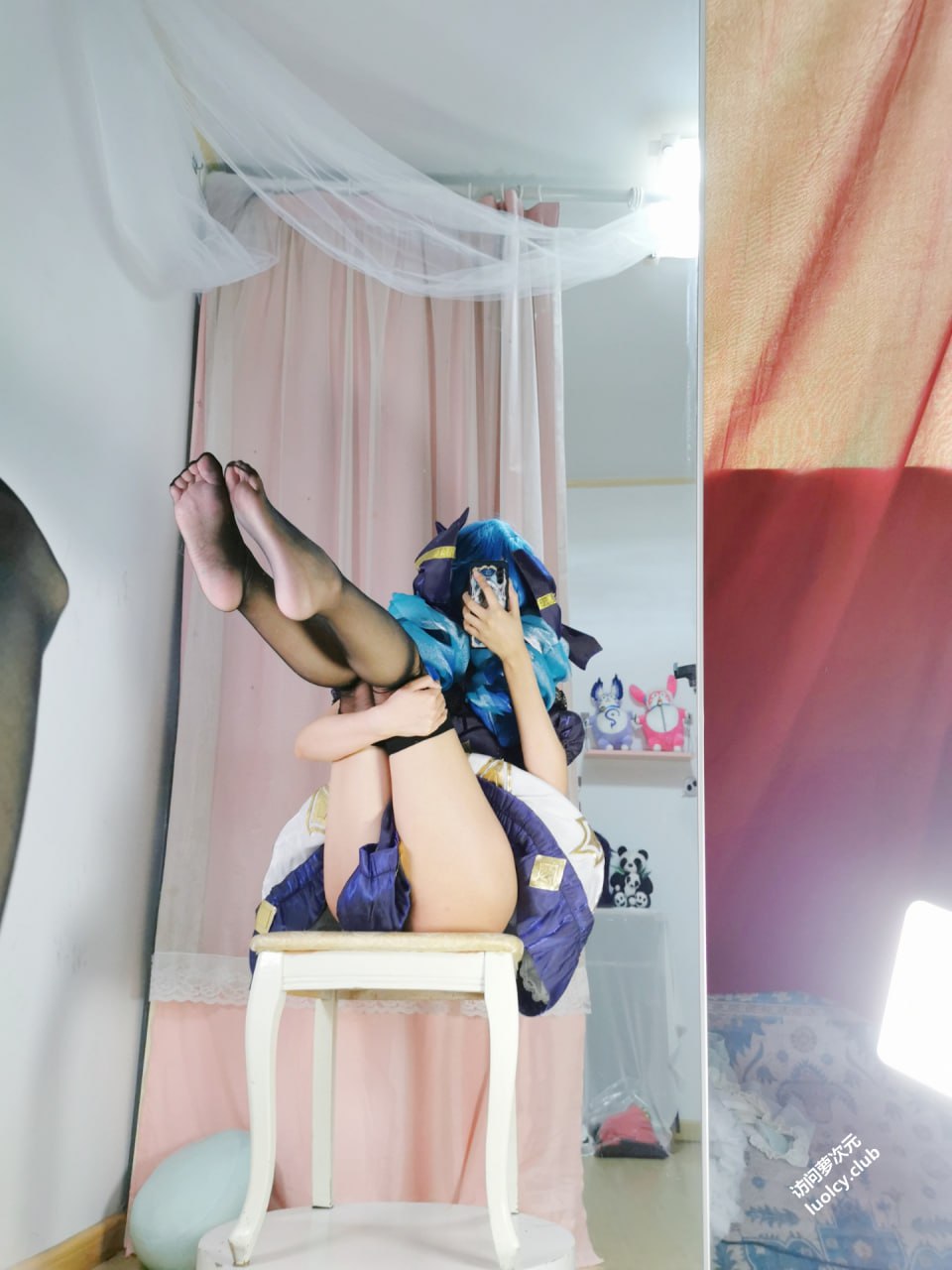 #沐沐酱   新作 格温 标签🏷 #萝莉 #Cosplay #福利姬 - 写真摄影作品第26张照片，photo 47605