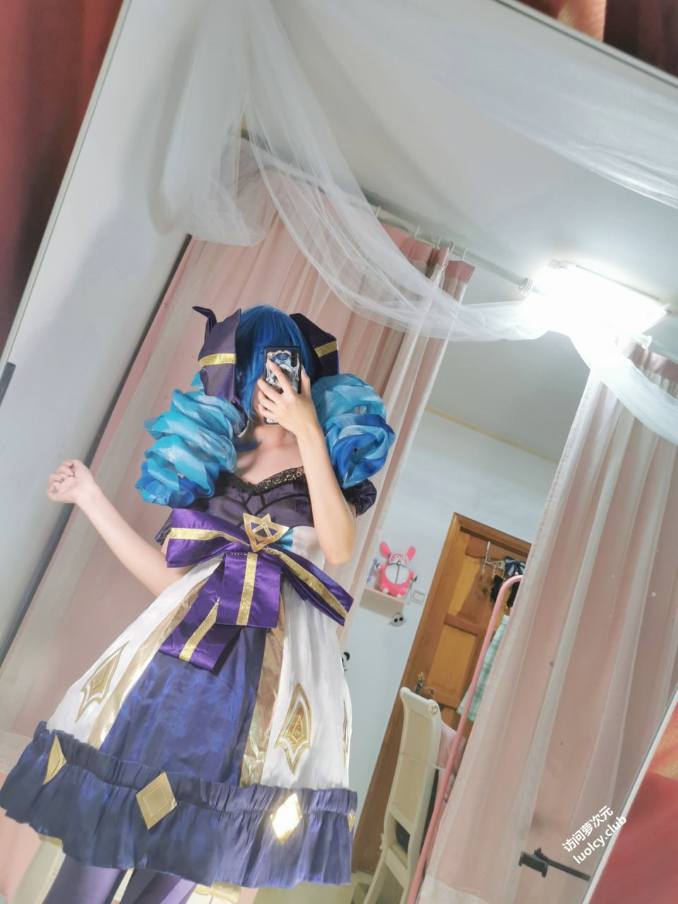 #沐沐酱   新作 格温 标签🏷 #萝莉 #Cosplay #福利姬 - 写真摄影作品第24张照片，photo 47607