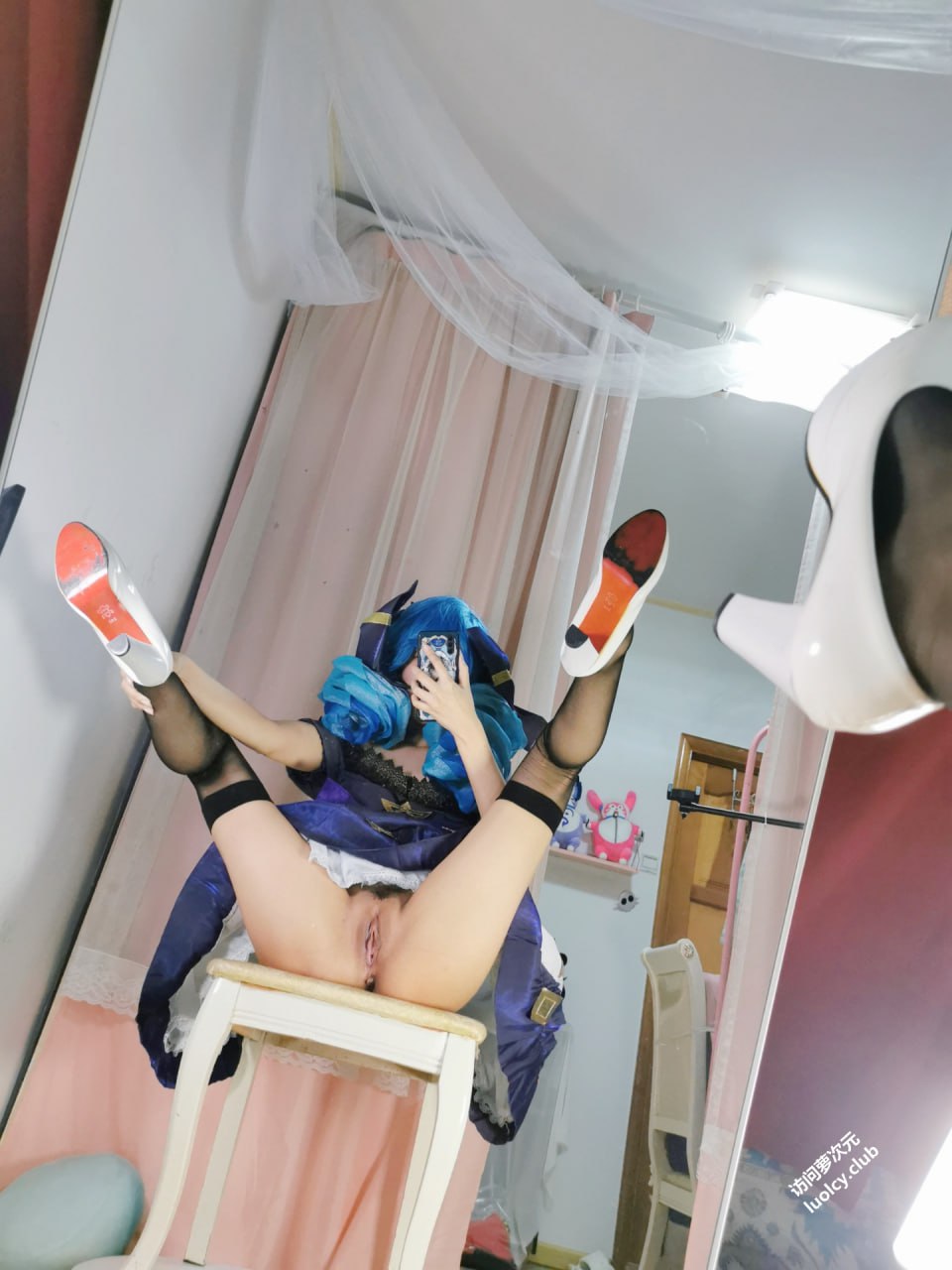#沐沐酱   新作 格温 标签🏷 #萝莉 #Cosplay #福利姬 - 写真摄影作品第21张照片，photo 47609