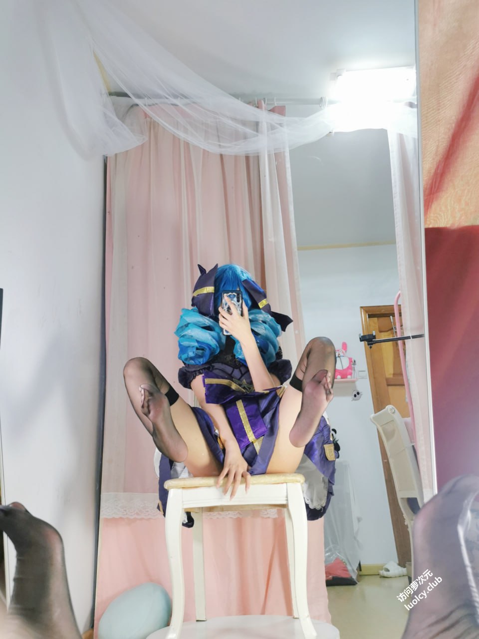 #沐沐酱   新作 格温 标签🏷 #萝莉 #Cosplay #福利姬 - 写真摄影作品第16张照片，photo 47615