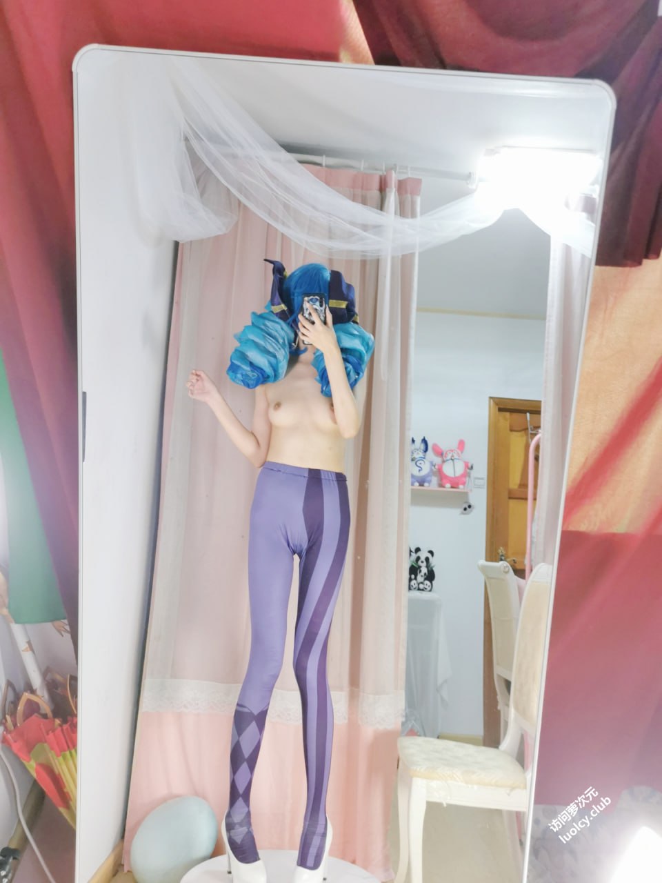 #沐沐酱   新作 格温 标签🏷 #萝莉 #Cosplay #福利姬 - 写真摄影作品第8张照片，photo 47623