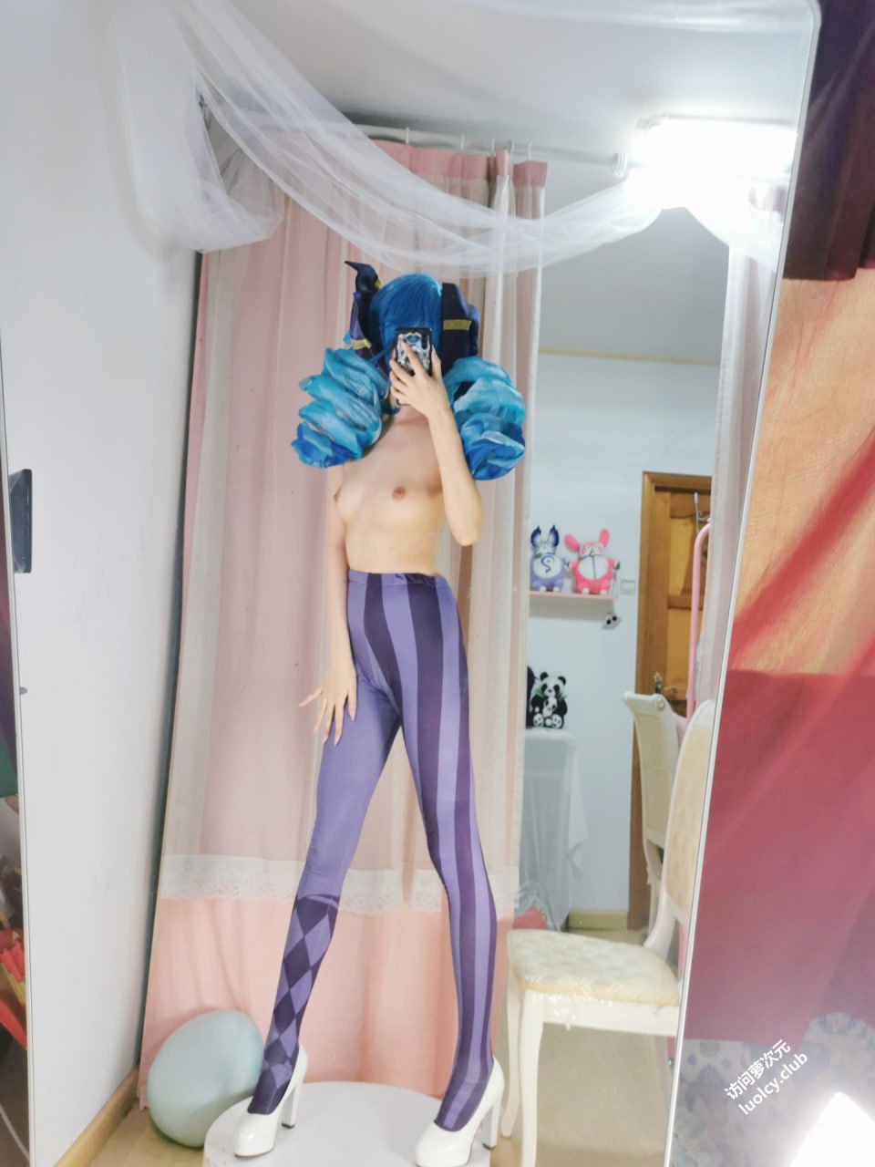 #沐沐酱   新作 格温 标签🏷 #萝莉 #Cosplay #福利姬 - 写真摄影作品第6张照片，photo 47625