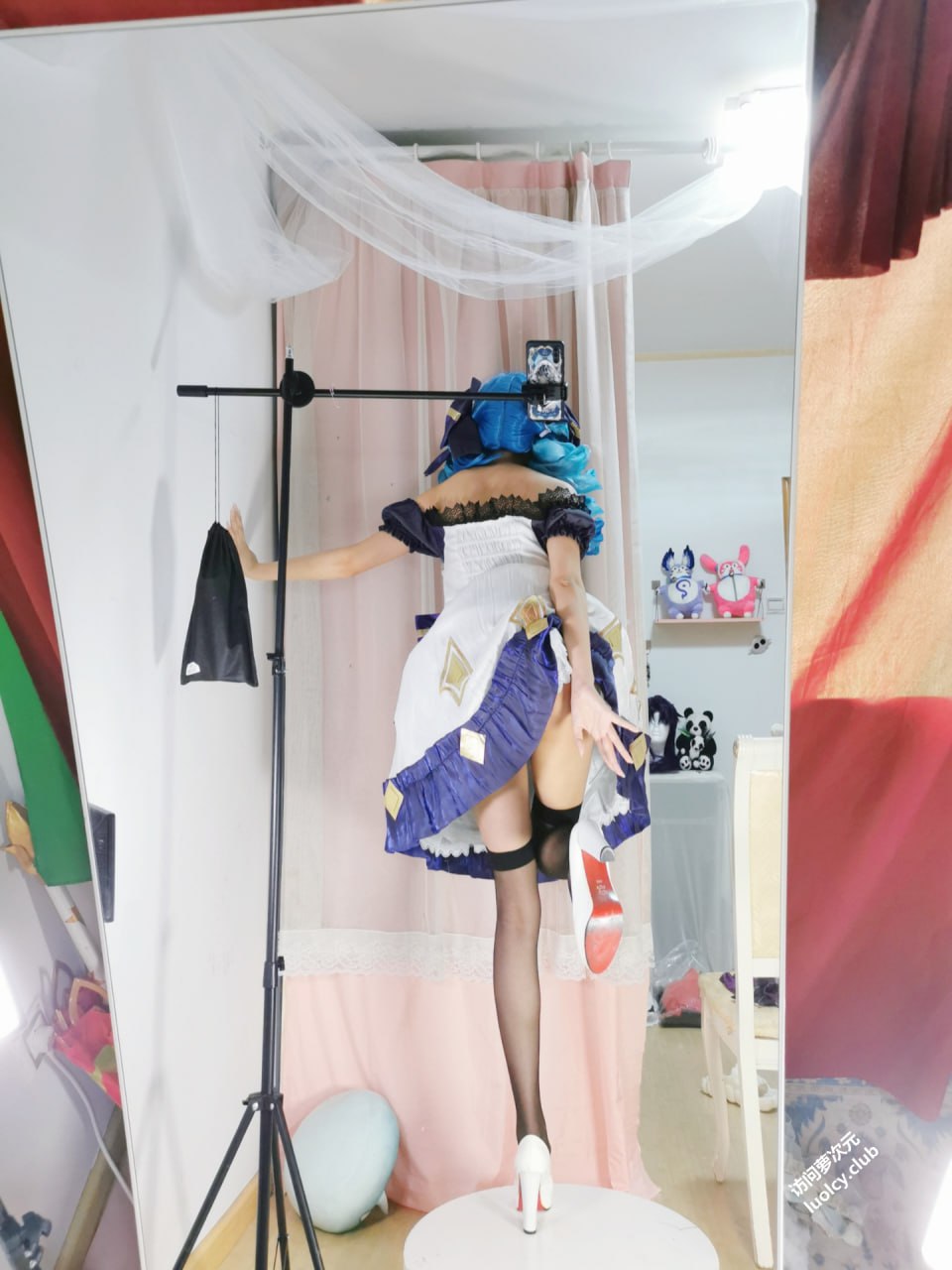 #沐沐酱   新作 格温 标签🏷 #萝莉 #Cosplay #福利姬 - 写真摄影作品第5张照片，photo 47626