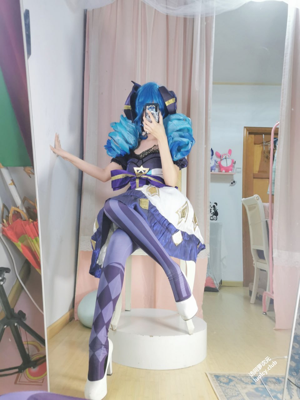 #沐沐酱   新作 格温 标签🏷 #萝莉 #Cosplay #福利姬 - 写真摄影作品第4张照片，photo 47627