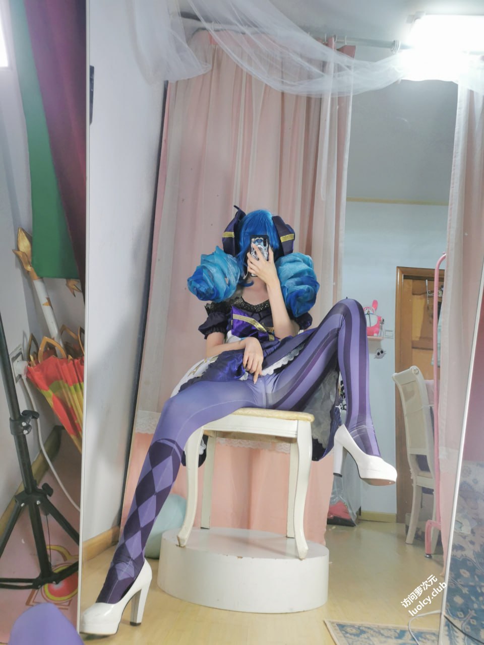 #沐沐酱   新作 格温 标签🏷 #萝莉 #Cosplay #福利姬 - 写真摄影作品第3张照片，photo 47629