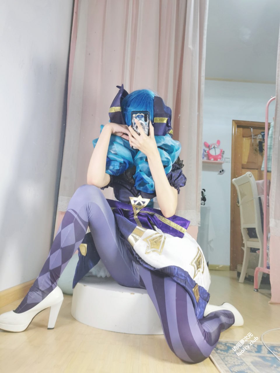 #沐沐酱   新作 格温 标签🏷 #萝莉 #Cosplay #福利姬 - 写真摄影作品第1张照片，photo 47630