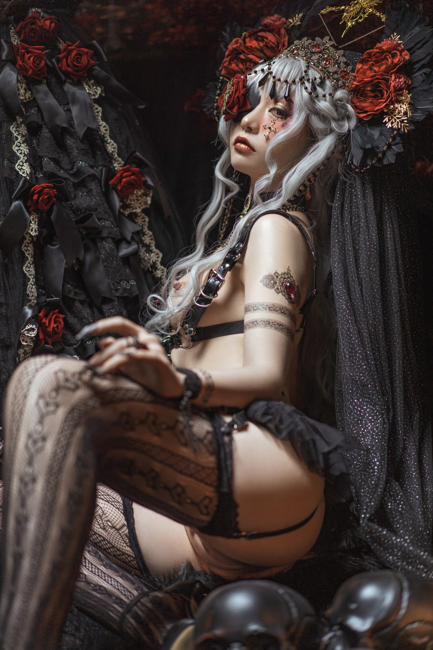 #爆机少女喵小吉   鸦 标签🏷 #白虎 #粉嫩 #福利姬 - 写真摄影作品第26张照片，photo 47757