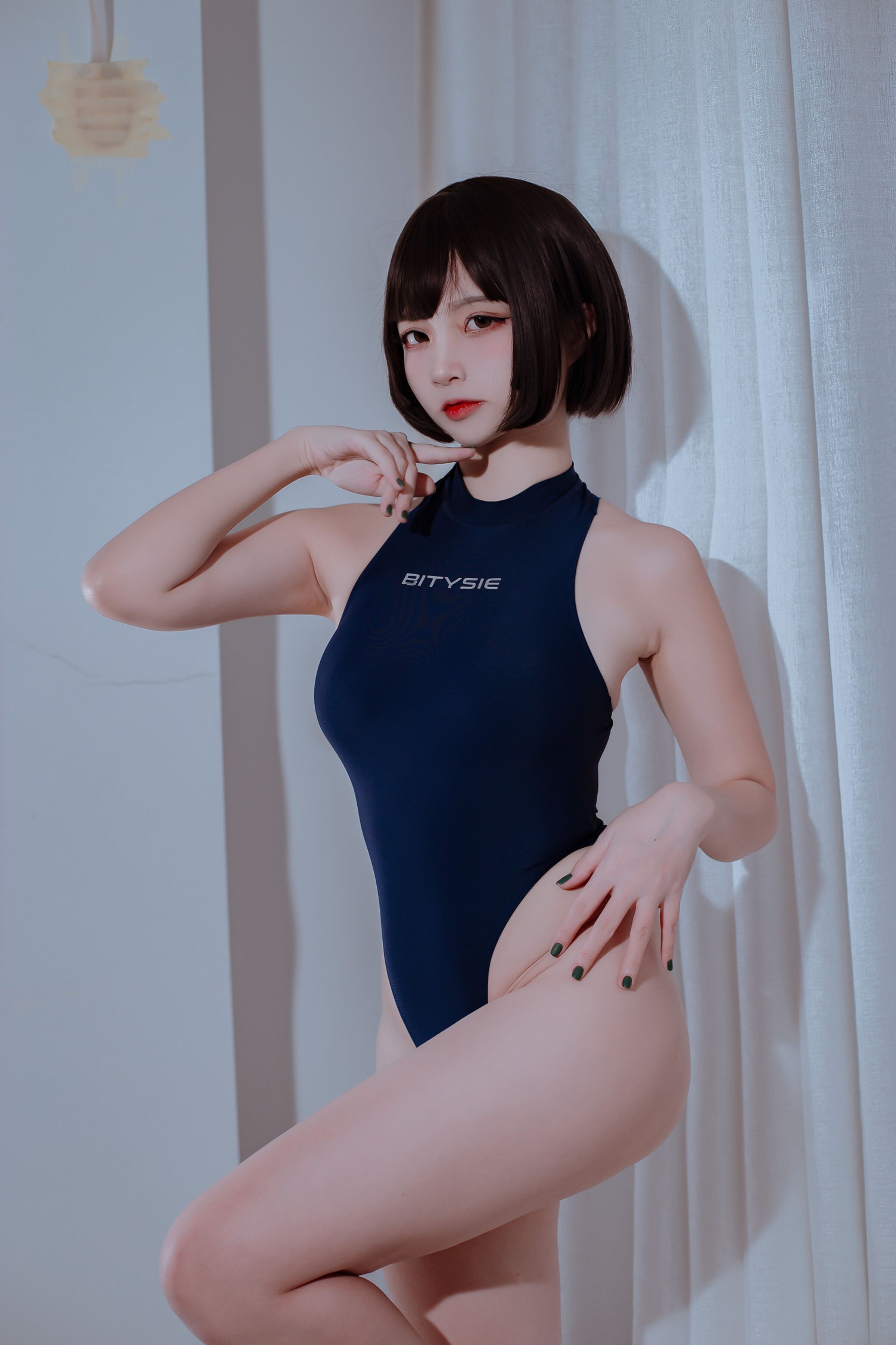 二佐Nisa   私房竞泳 [40P 430M] - 写真摄影作品第33张照片，1-172b53e847fd7a7be1