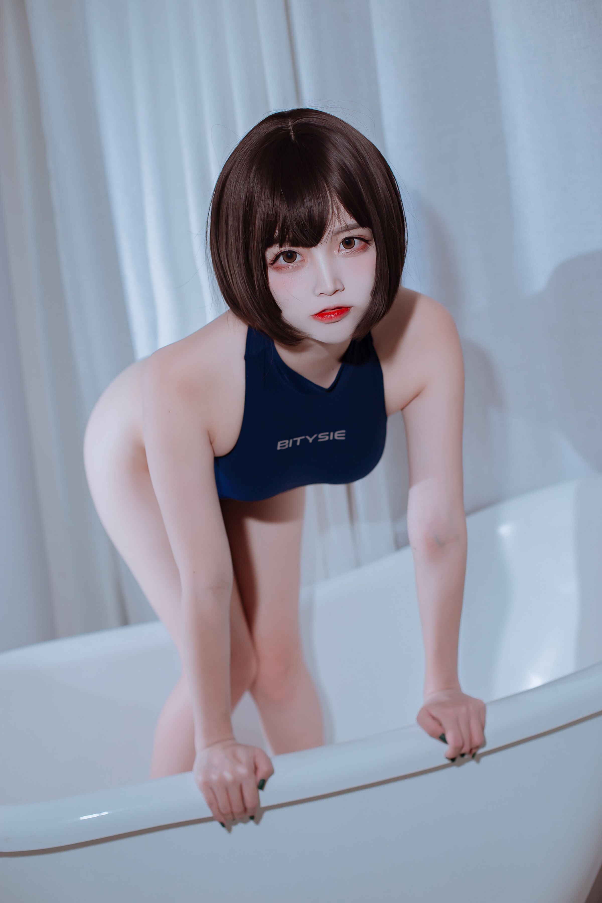 二佐Nisa   私房竞泳 [40P 430M] - 写真摄影作品第7张照片，1-40cbf4691af91f6a30