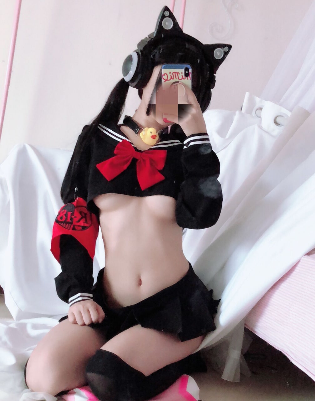 樱井宁宁   半乳制服概念 [70P] - 写真摄影作品第17张照片，da184d5bd67a7284bb928
