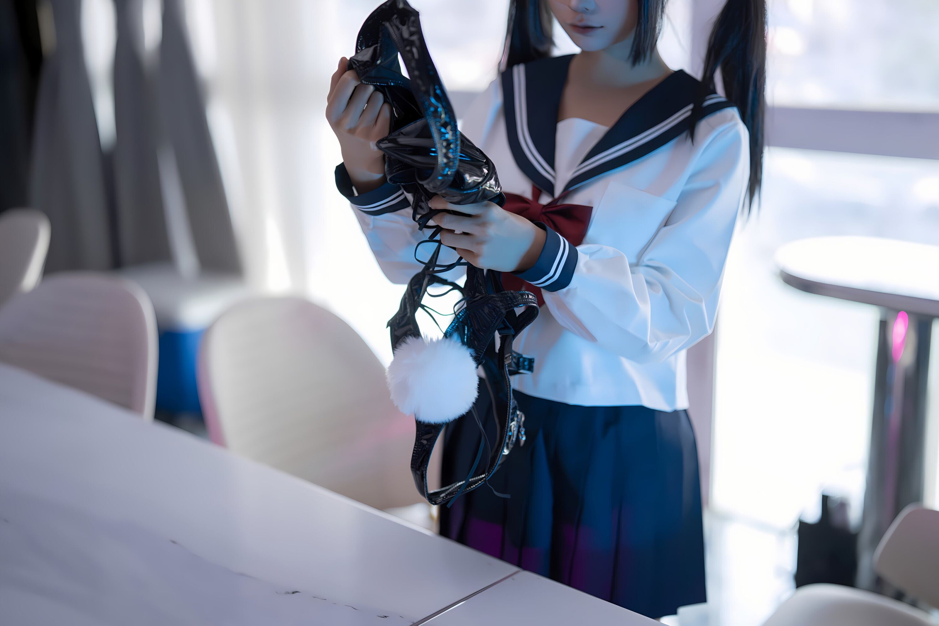 蠢沫沫   学妹的兼职[136P130Gif1V 3.2G] - 写真摄影作品第82张照片，1-26784766c75816496