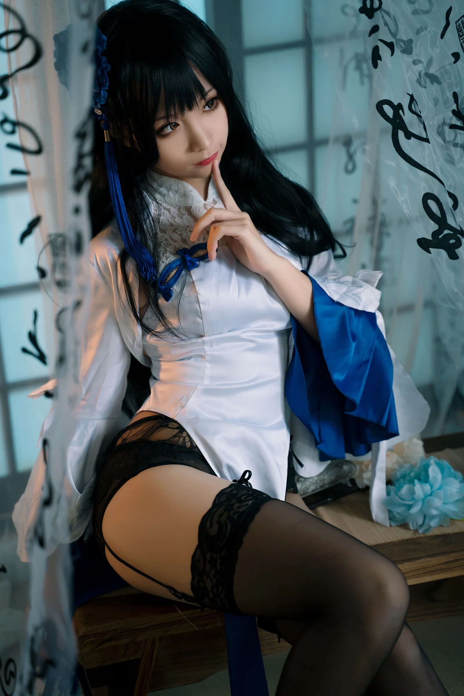 蠢沫沫   95式旗袍[11P] - 写真摄影作品第9张照片，1755747882650