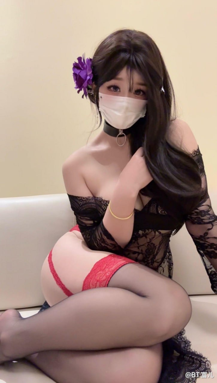 抖音3W粉 #Bt富儿 微密圈No.026期 透视黑纱【11P+2V】 - 写真摄影作品第5张照片，photo 139721