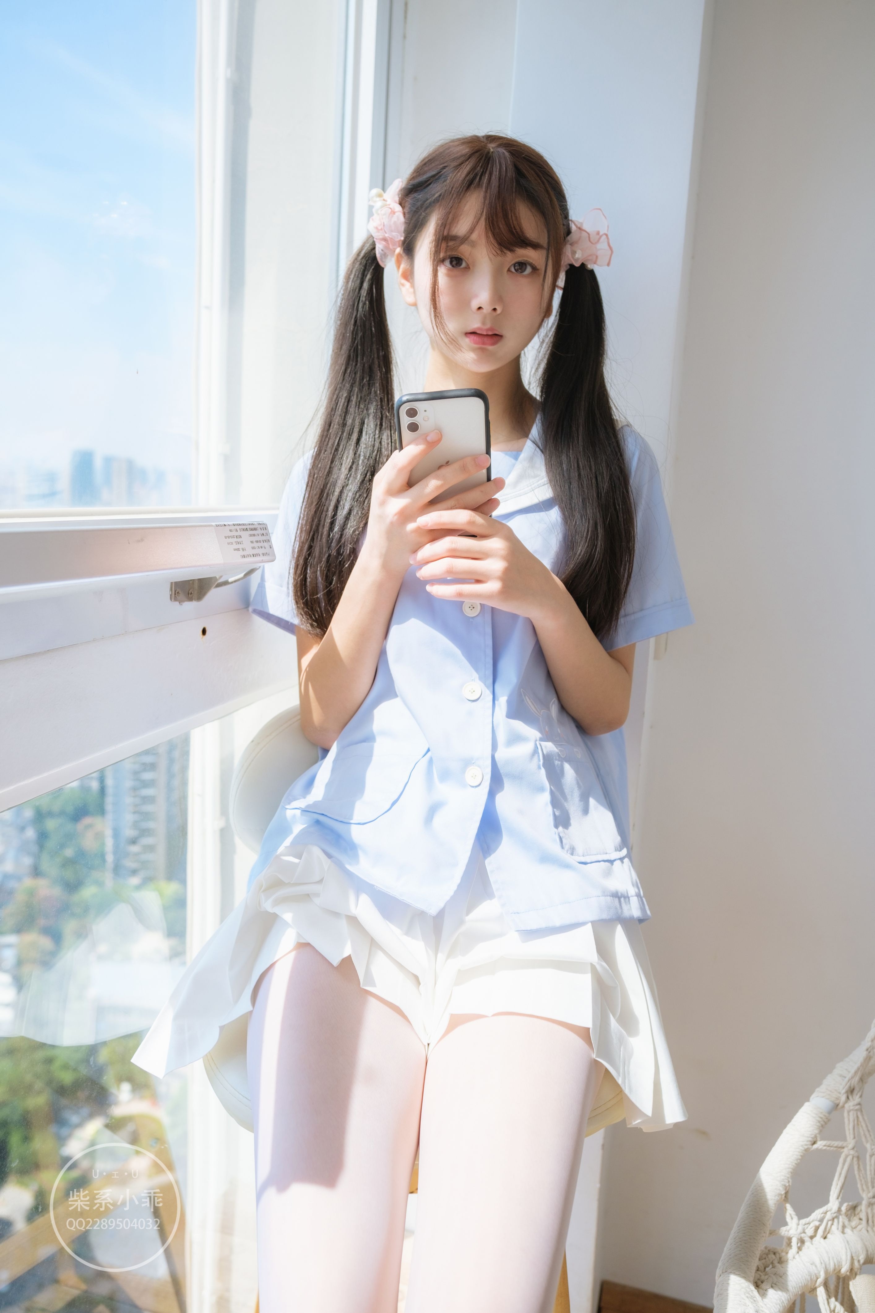 [稚乖画册] 赤西夜夜   晴空01 白丝双马尾Jk [79P] - 写真摄影作品第50张照片，8e46c5f0994c2ab23ef09