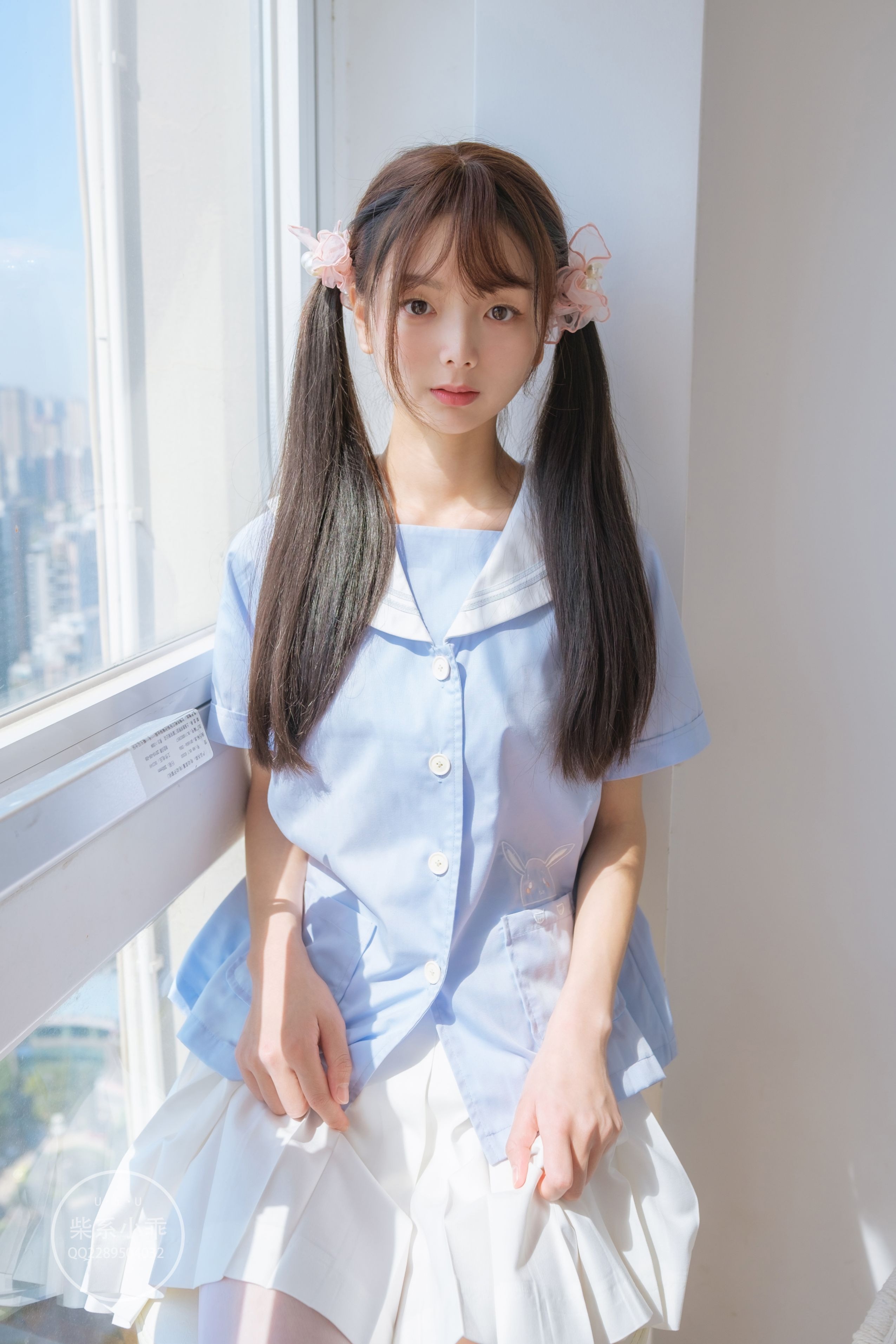 [稚乖画册] 赤西夜夜   晴空01 白丝双马尾Jk [79P] - 写真摄影作品第70张照片，acc40a03f6a37f72fdb8b