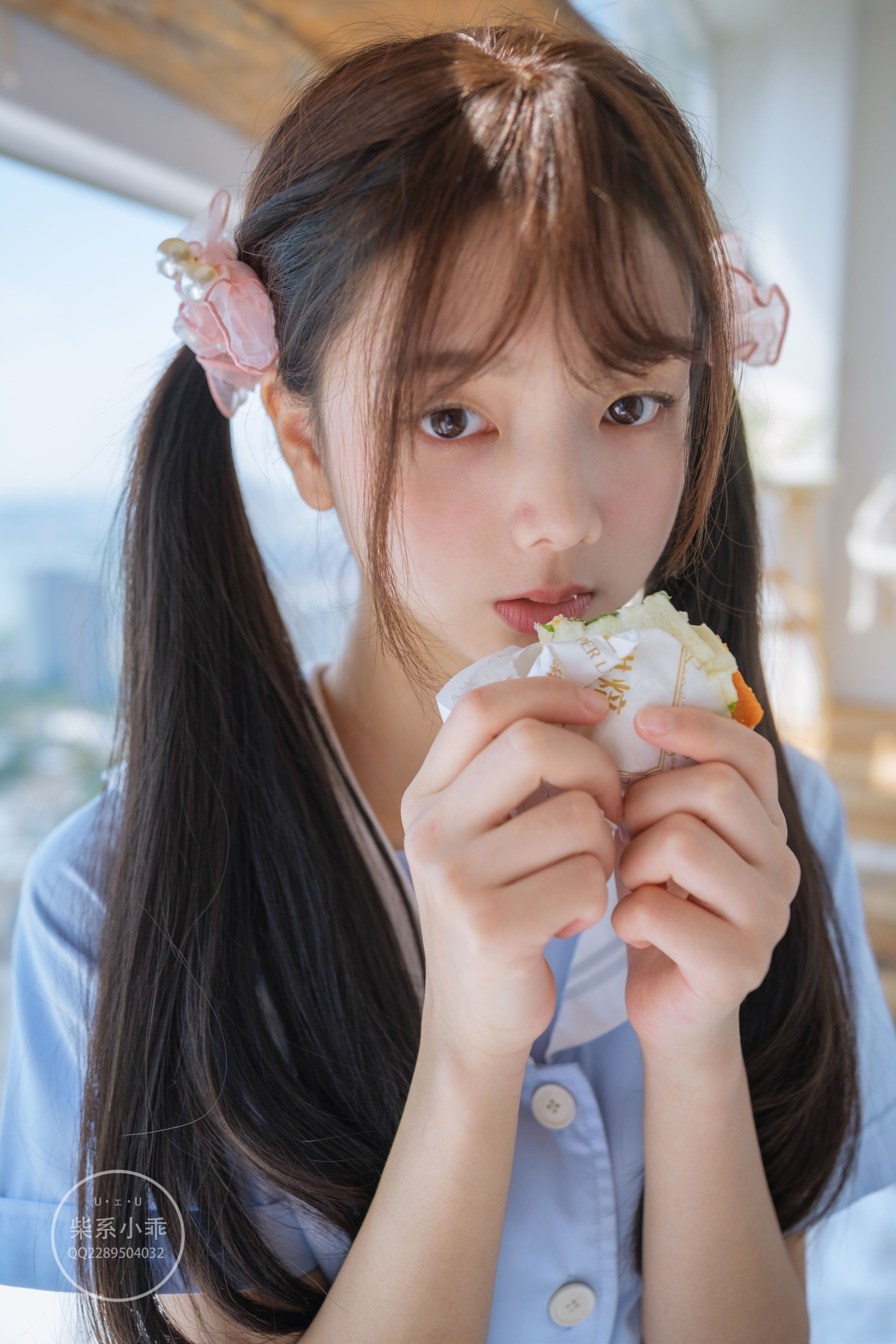 [稚乖画册] 赤西夜夜   晴空01 白丝双马尾Jk [79P] - 写真摄影作品第25张照片，bc1f10e6a08981b2faf41