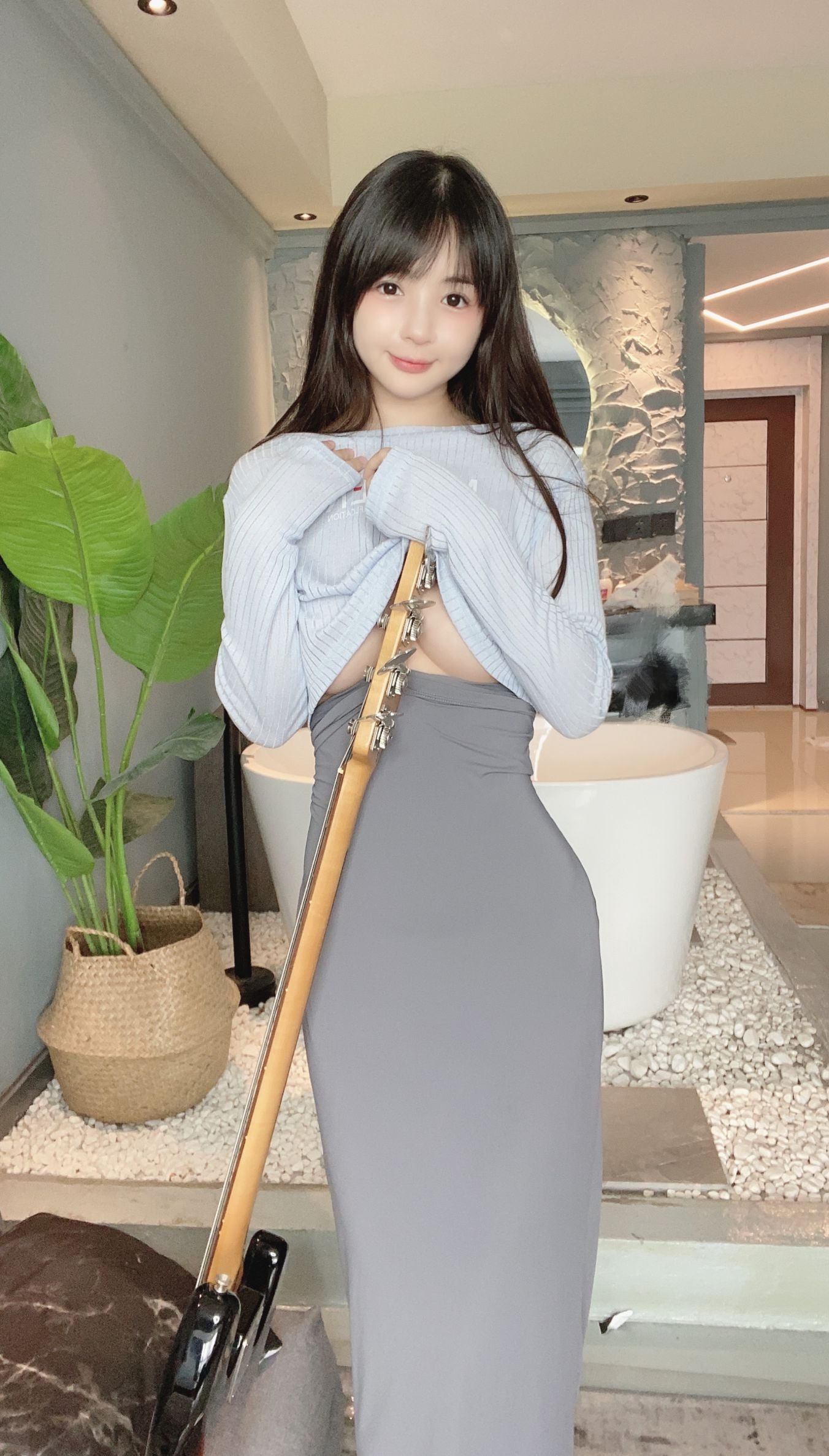 桜井宁宁 - 吉他妹妹 - 写真摄影作品第9张照片，e1a1f53eb305c50ddaad8