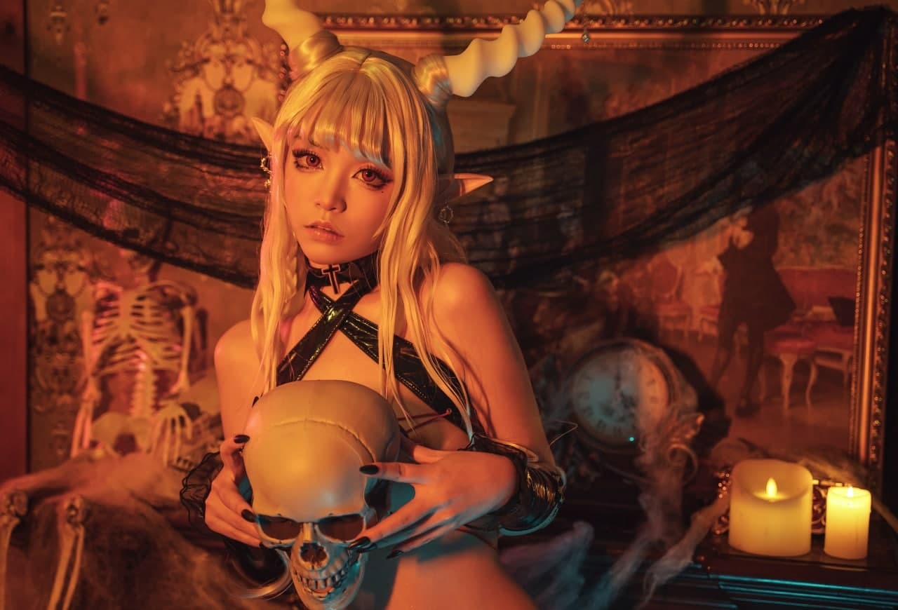 爆机少女喵小吉 - 永恒魅魔 - 写真摄影作品第20张照片，bea3811759454ca5a85d7