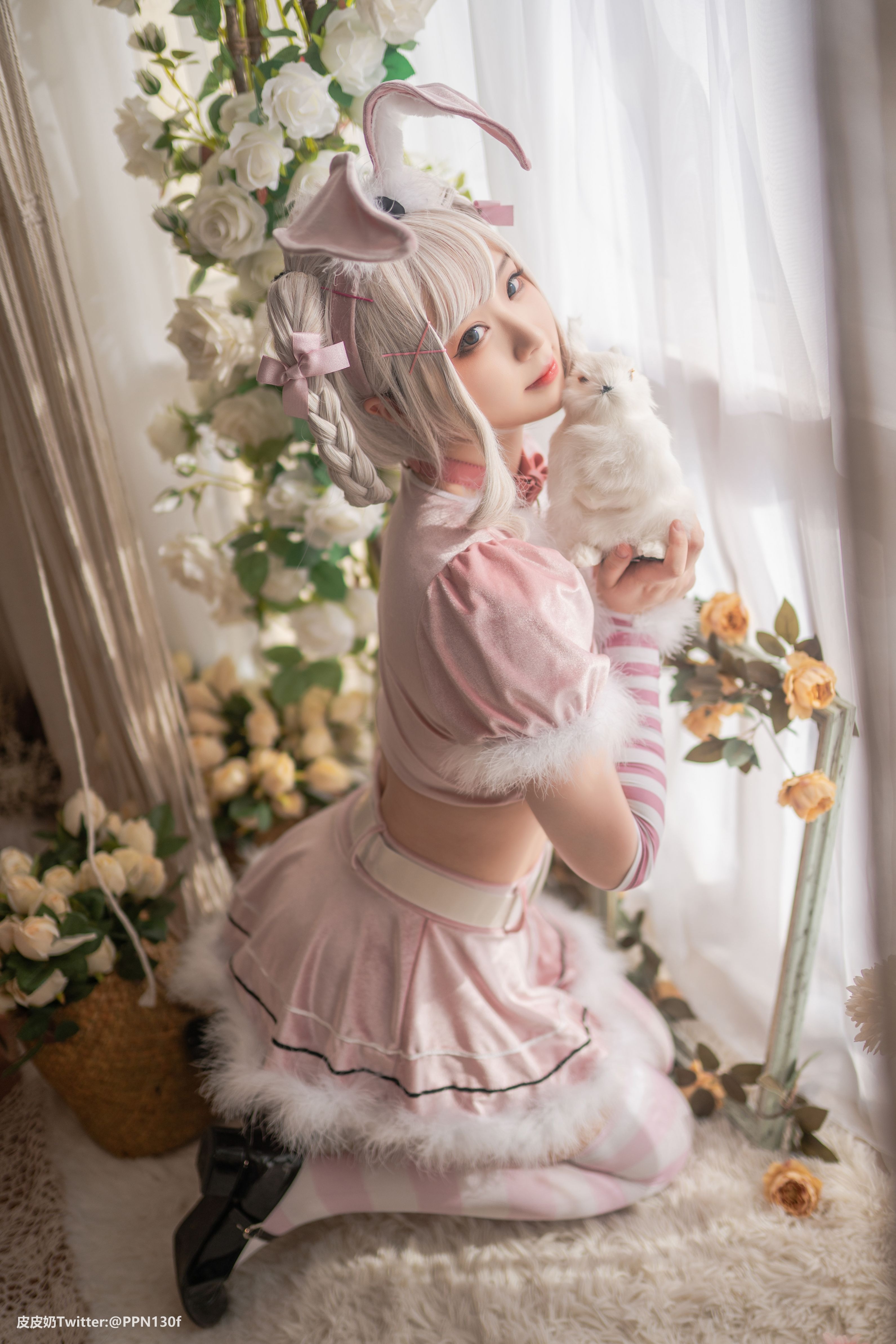 皮皮奶可可爱了啦 - Vol.27 粉色兔兔 - 写真摄影作品第66张照片，0b051fe68e90e95eeb560