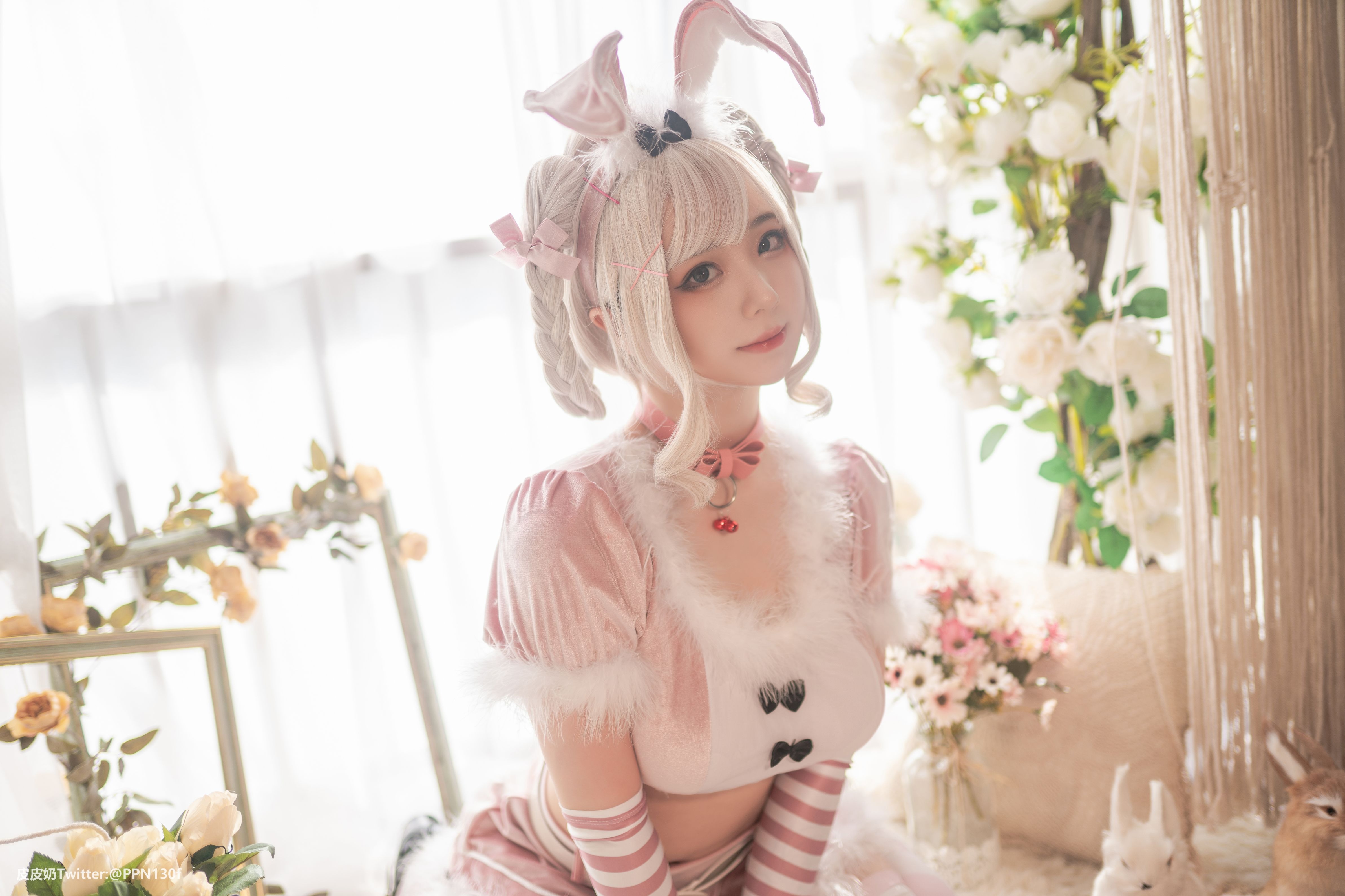 皮皮奶可可爱了啦 - Vol.27 粉色兔兔 - 写真摄影作品第65张照片，0d3a0c030be253d2cd36b