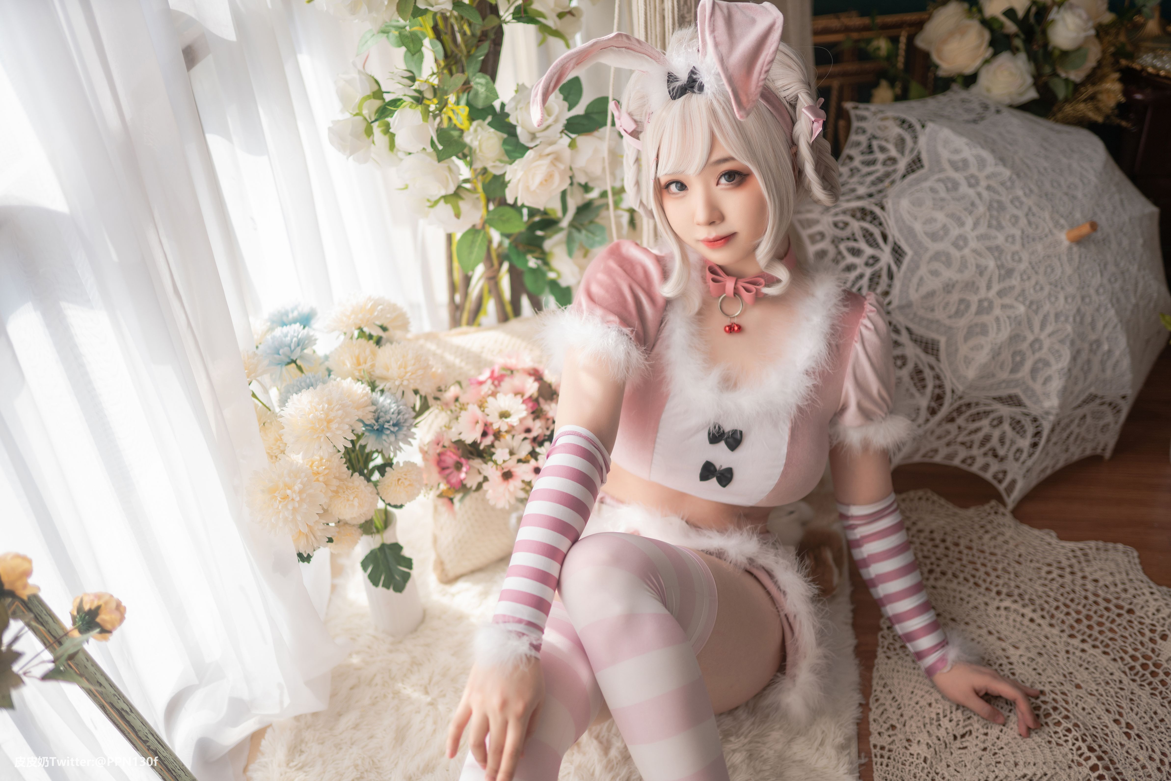 皮皮奶可可爱了啦 - Vol.27 粉色兔兔 - 写真摄影作品第61张照片，16baac3e09caeb6e2ddd4